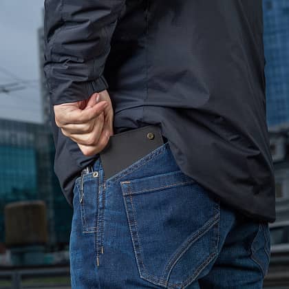 9 - Гаманець M-Tac Slim Elite. Чорний