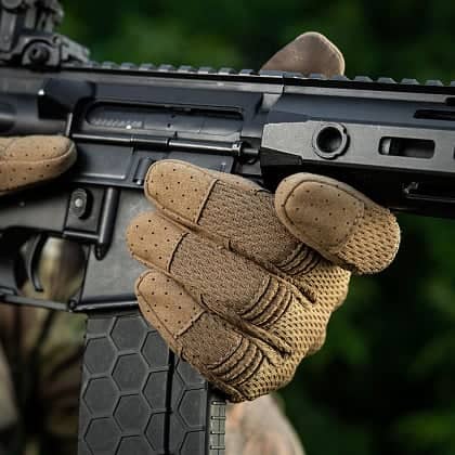 9 - Тактические перчатки M-Tac A30. Койот