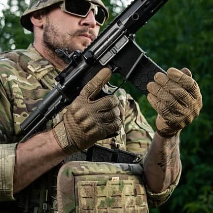 8 - Тактические перчатки M-Tac A30. Койот