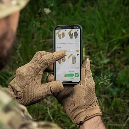 12 - Тактические перчатки M-Tac A30. Койот