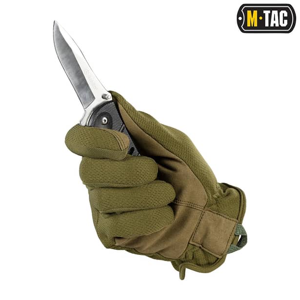 4 - Тактические перчатки M-Tac Scout Tactical Mk.2. Олива