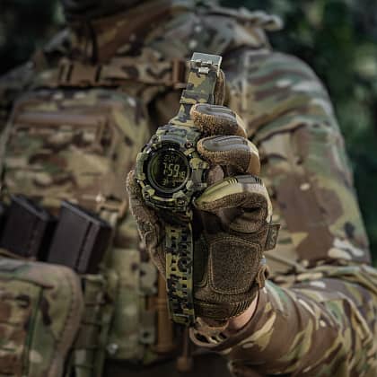 9 - Годинник тактичний 2037 Army M-Tac. Мультикам