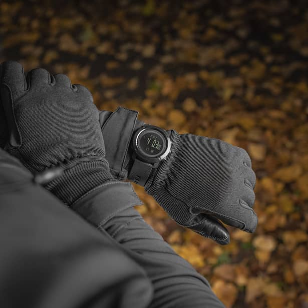 8 - Тактичний годинник мультифункціональний M-Tac. Чорний