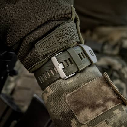 11 - Тактичний годинник з компасом 2095 Army M-Tac. Олива