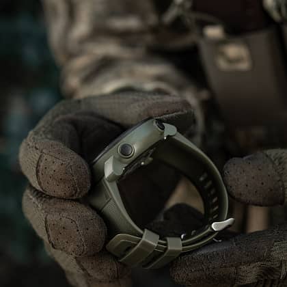 14 - Тактичний годинник з компасом 2095 Army M-Tac. Олива