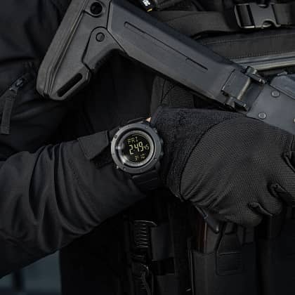 6 - Тактичний годинник з компасом 2095 Army M-Tac. Чорный