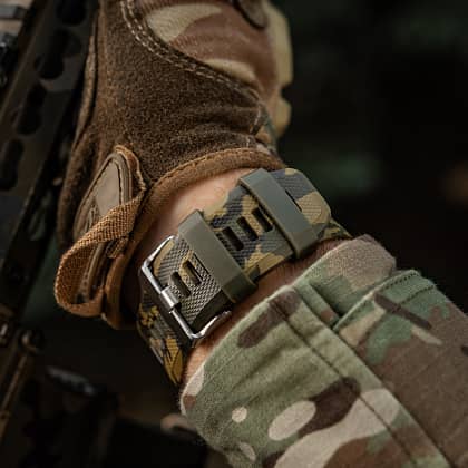 11 - Тактичний годинник з компасом 2095 Army M-Tac. Мультикам