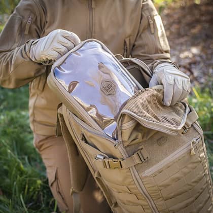 6 - Органайзер утилітарний прозорий Elite Large Gen.II M-Tac. Койот