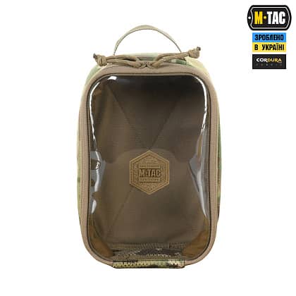2 - Органайзер утилітарний прозорий Elite Small Gen.II M-Tac. Мультикам