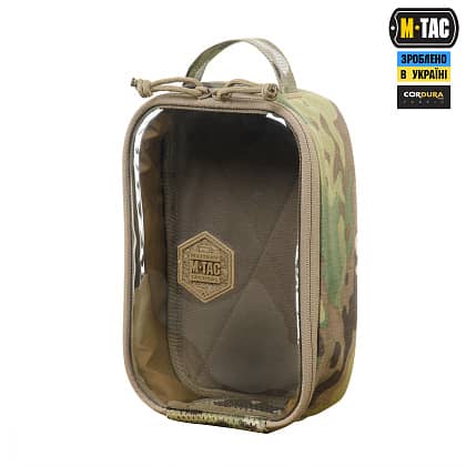 1 - Органайзер утилітарний прозорий Elite Small Gen.II M-Tac. Мультикам