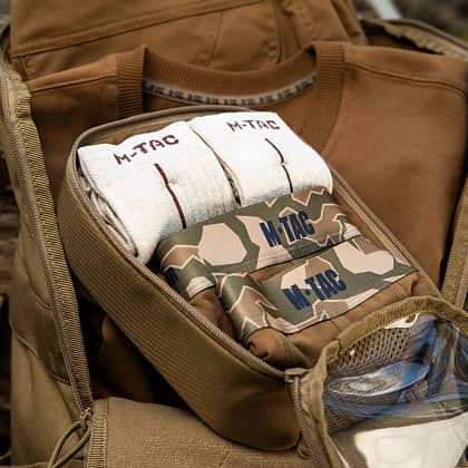 9 - Органайзер утилітарний прозорий Elite Small (22х14 см) M-Tac. Койот