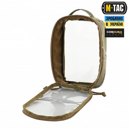 5 - Органайзер утилітарний прозорий Elite Small (22х14 см) M-Tac. Мультикам