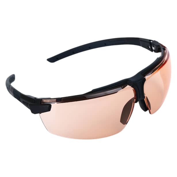 4 - Защитные очки тактические с 3 сменными линзами UVEX i-3 Tactical. Черный