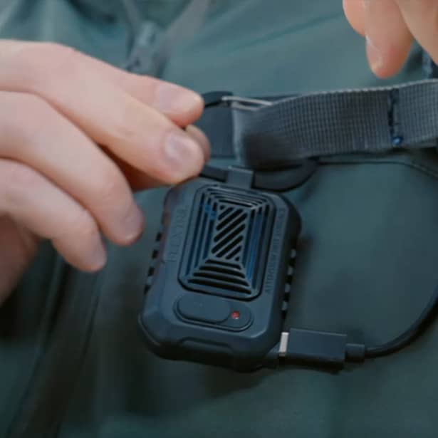 3 - Портативний фумігатор кемпінговий Flextail Light Repe. Зелений