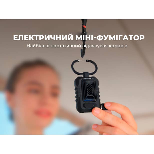 14 - Портативний фумігатор кемпінговий Flextail Light Repe. Зелений