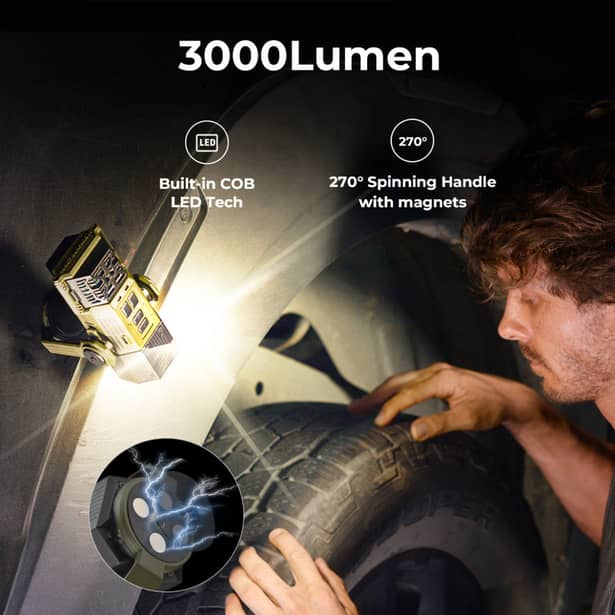 3 - Портативний фумігатор-ліхтар-павербанк кемпінговий Flextail Evo Repel. Зелений