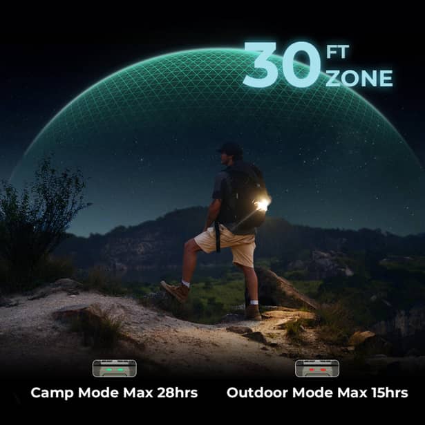 4 - Портативний фумігатор-ліхтар-павербанк кемпінговий Flextail Evo Repel. Зелений