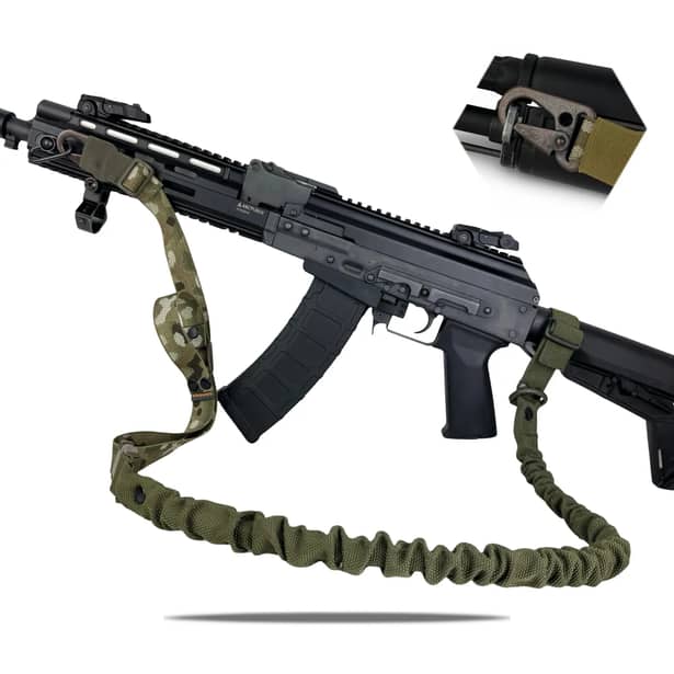 1 - Ремінь збройовий еластичний одно/двоточковий RAGNAROK FORSETI. Мультикам