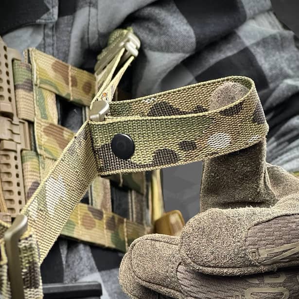 3 - Ремінь збройовий еластичний одно/двоточковий RAGNAROK FORSETI. Мультикам