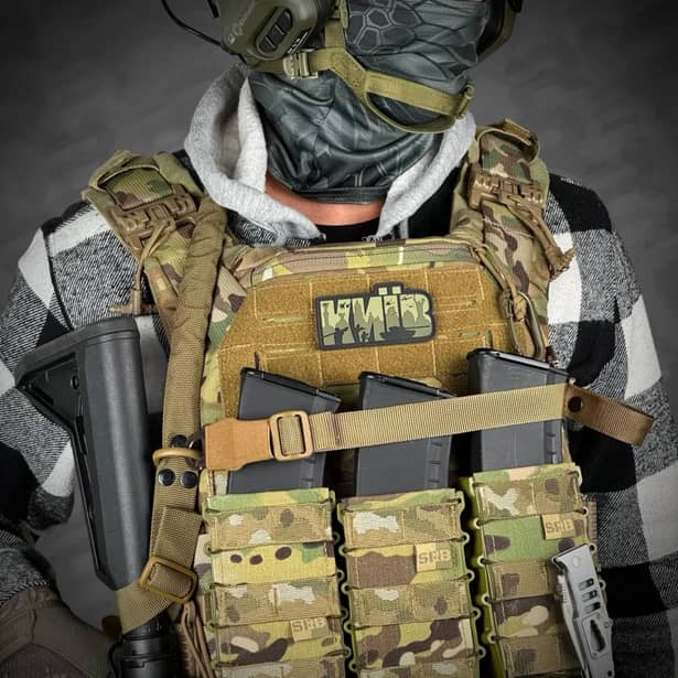 4 - Ремінь збройовий еластичний одно/двоточковий RAGNAROK FORSETI. Койот