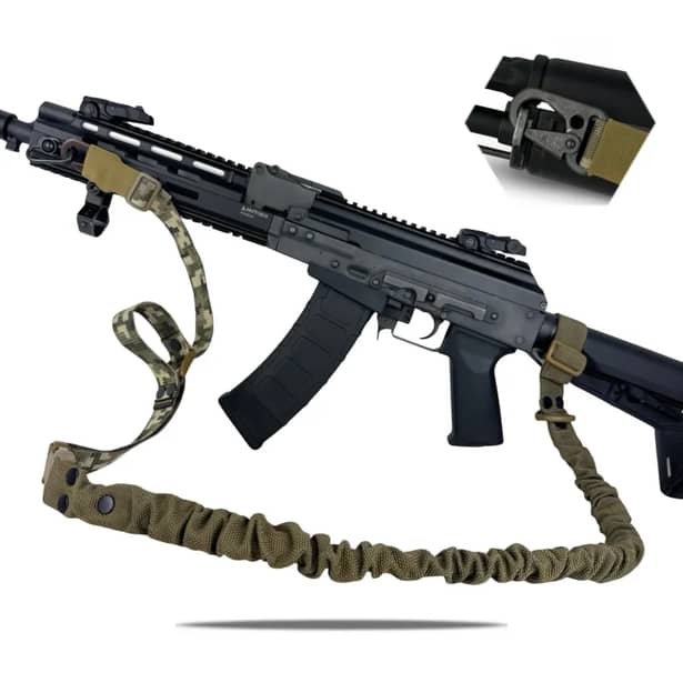 1 - Ремінь збройовий еластичний одно/двоточковий RAGNAROK FORSETI. Піксель