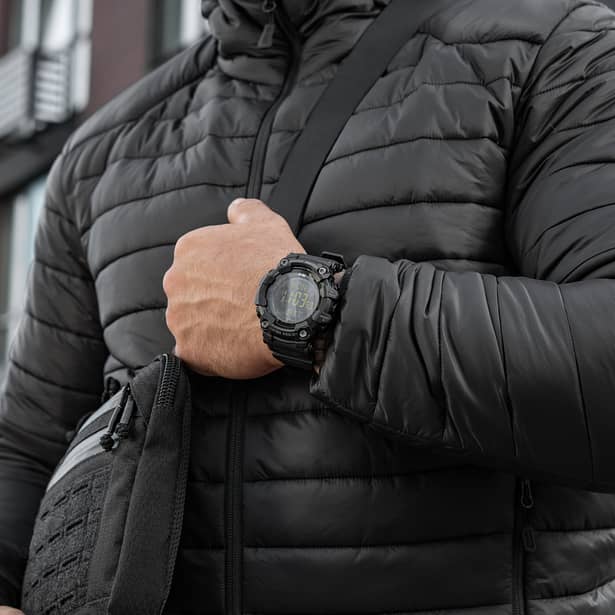 16 - Годинник тактичний 2037 Army M-Tac. Чорний