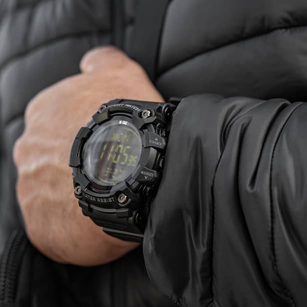 8 - Годинник тактичний 2037 Army M-Tac. Чорний