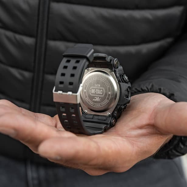 4 - Годинник тактичний 2037 Army M-Tac. Чорний