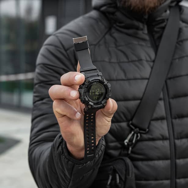 3 - Годинник тактичний 2037 Army M-Tac. Чорний