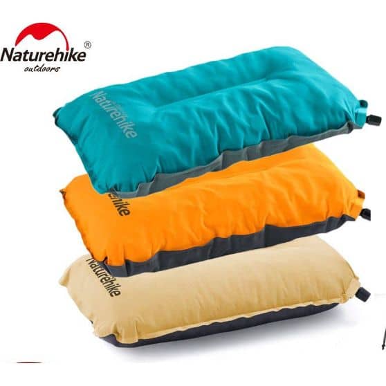 4 - Подушка самонадувающаяся Naturehike Sponge automatic NH17A001-L, желтая