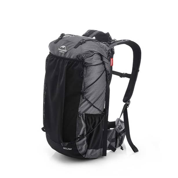 1 - Рюкзак туристический Naturehike Rock NH19BP095, 60+5л. Черный