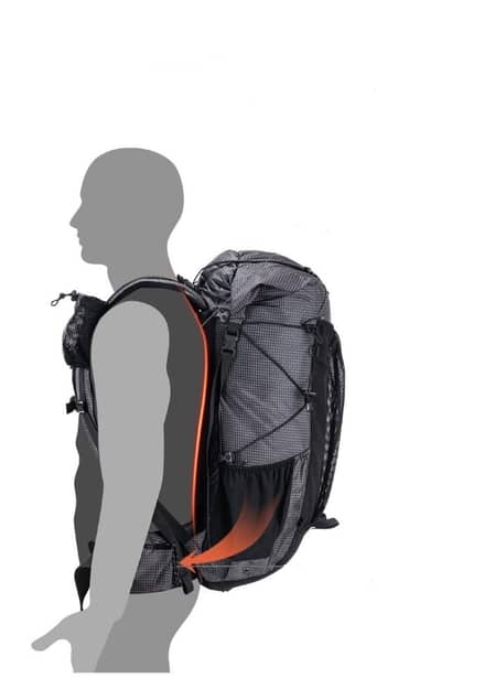 2 - Рюкзак туристический Naturehike Rock NH19BP095, 60+5л. Черный