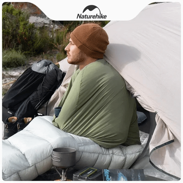 4 - Підкладка для спального мішка Naturehike CNH22SD016, нейлон, зелена