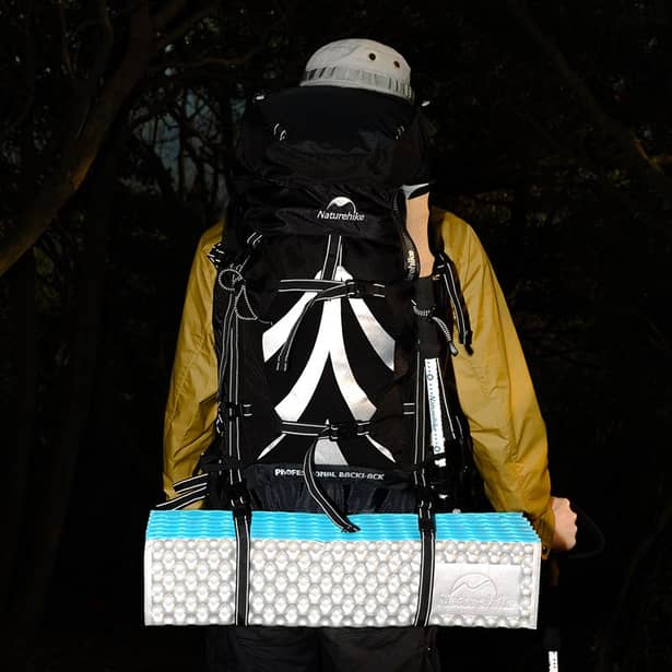 9 - Рюкзак туристический Naturehike NH70B070-B, 70л+5л. Светло-коричневый