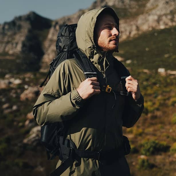 10 - Рюкзак туристический Naturehike NH70B070-B, 70л+5л. Светло-коричневый