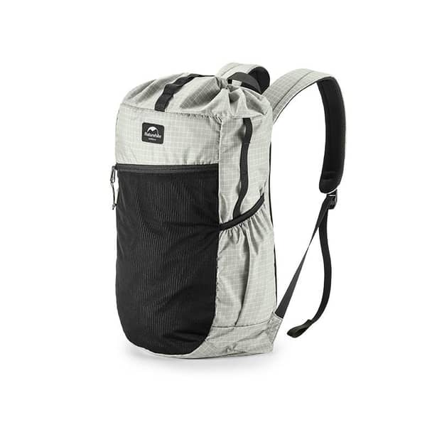 1 - Рюкзак туристический Naturehike NH20BB206, 20л. Светло-серый