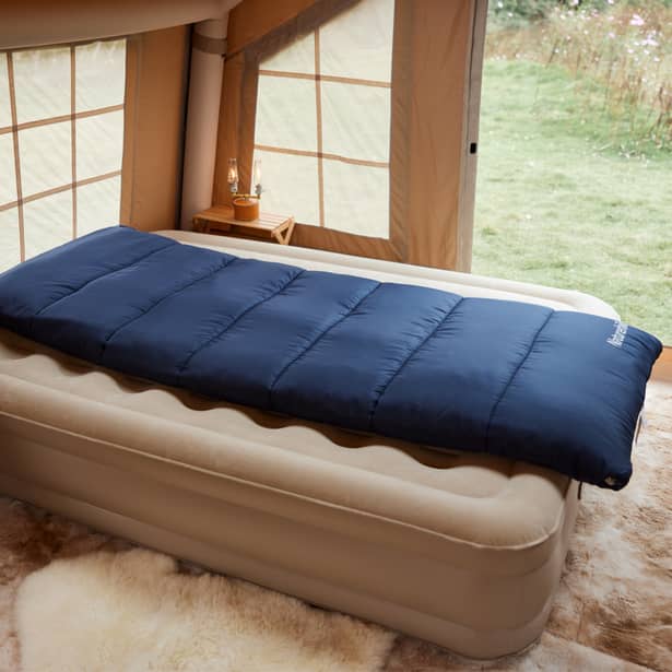 2 - Спальний мішок 3 в 1 Naturehike CR450 CNH22SD011, синій