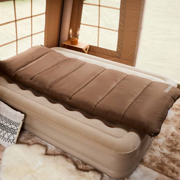 3 - Спальний мішок 3 в 1 Naturehike CR450 CNH22SD011, коричневий