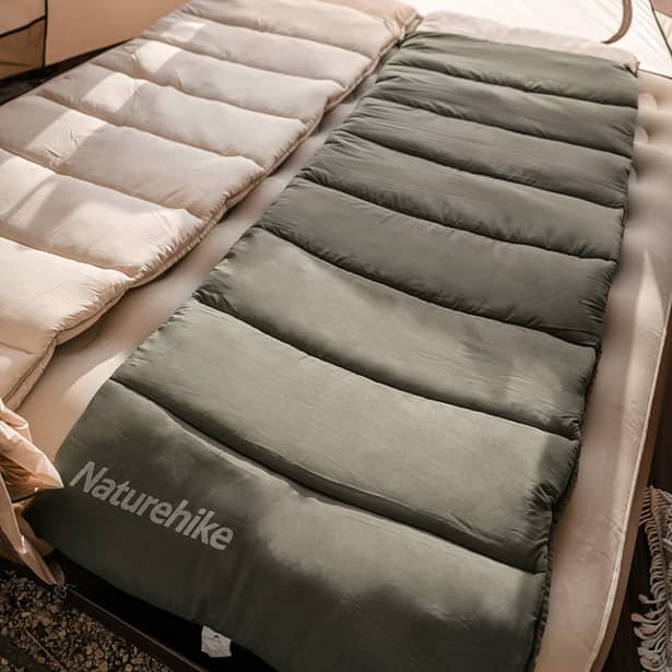 7 - Спальник з капюшоном Naturehike LD350 CNK2300SD016, темно-зелений