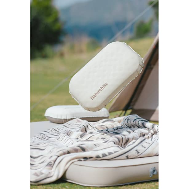 9 - Подушка надувная ультралегкая Naturehike CNK2300DZ024, прямоугольная большая
