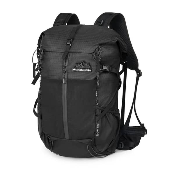 1 - Рюкзак туристический Naturehike CNK2300016, 30+5л. Черный
