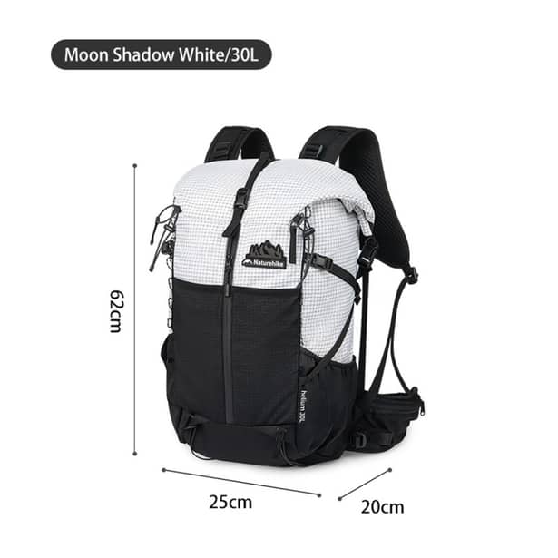 6 - Рюкзак туристический Naturehike CNK2300016, 30+5л. Черный