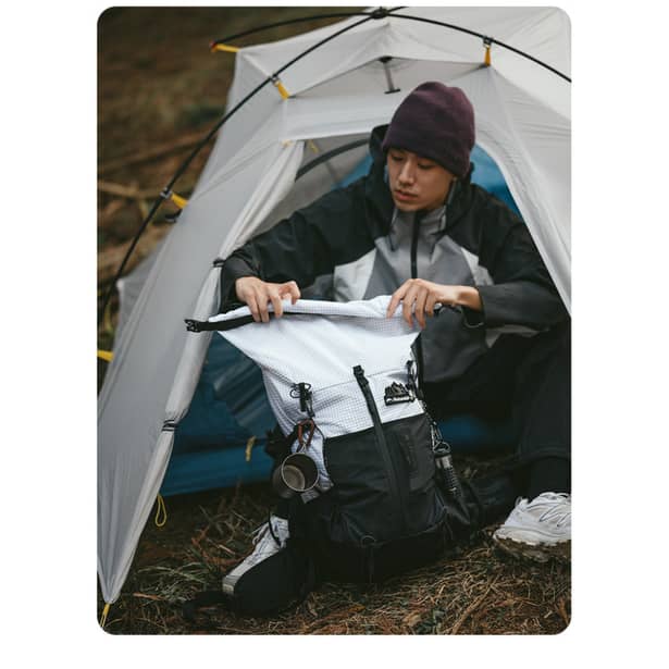 20 - Рюкзак туристический Naturehike CNK2300016, 30+5л. Коричневый