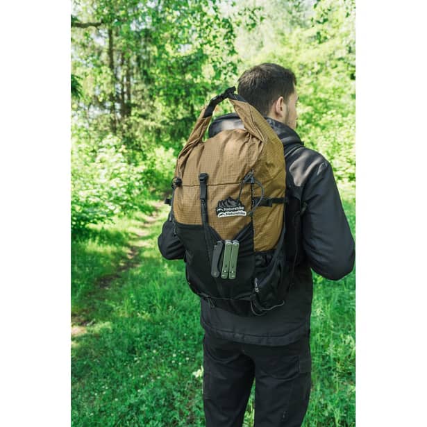 14 - Рюкзак туристический Naturehike CNK2300016, 30+5л. Коричневый