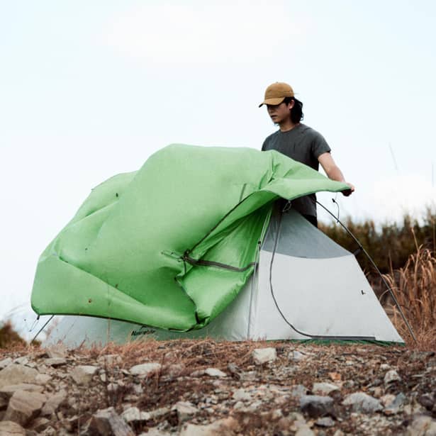 10 - Намет надлегкий одномісний Naturehike Cloud Up Base 1 CNK2450WS032, зелений