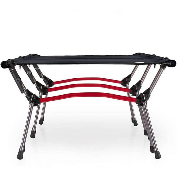 2 - Ліжко складане Naturehike NH19JJ006 ультралегке, алюміній, чорний