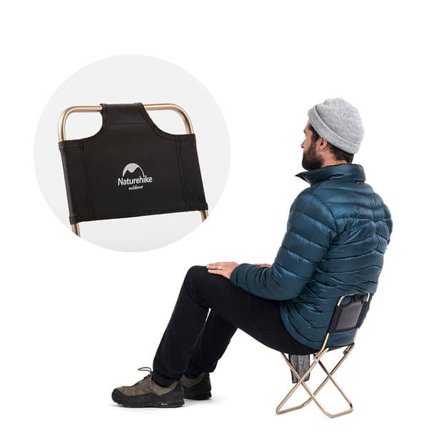 3 - Стілець розкладний Naturehike MZ01 NH18M001-Z, чорний
