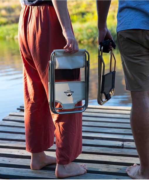 7 - Стілець розкладний Naturehike MZ01 NH18M001-Z, чорний