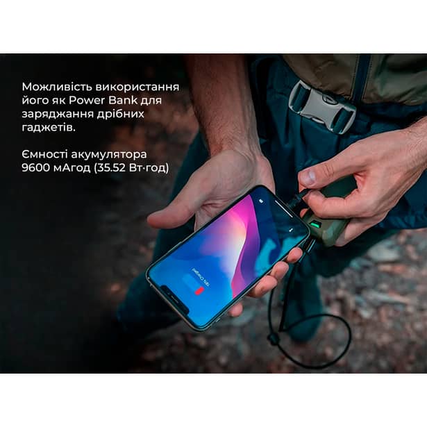 9 - Портативний фумігатор-павербанк Flextail Max Repel S. Графіт