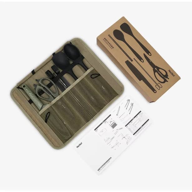 2 - Кемпинговый набор кухонной посуды NexTool Outdoor Cooking set, 6 предметов